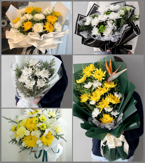 重庆荣昌区清流镇白事花束代送